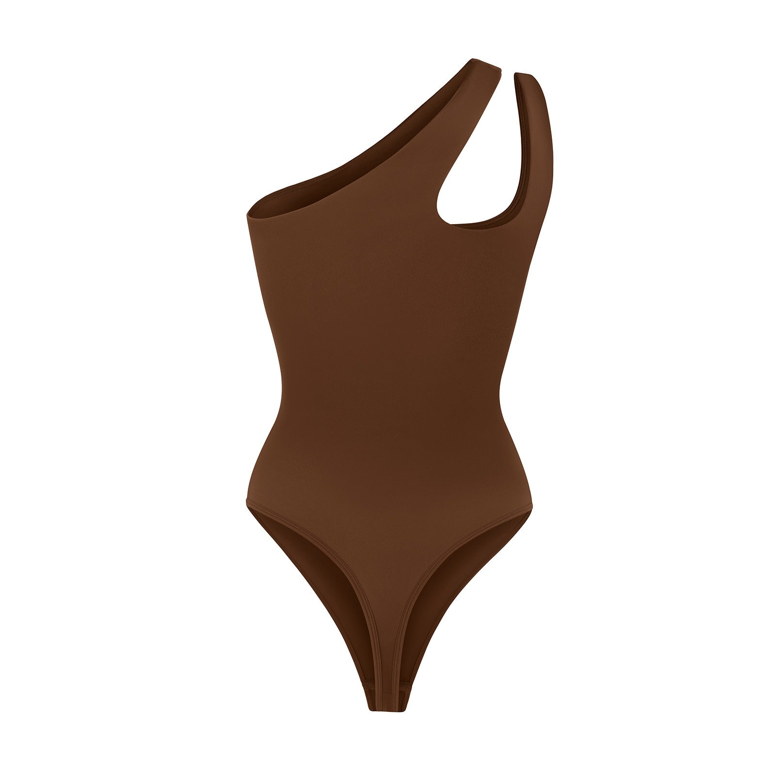 Power Curve One-Shoulder Bodysuit